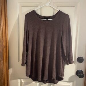 Moa Moa Chocolate Long Sleeve Top